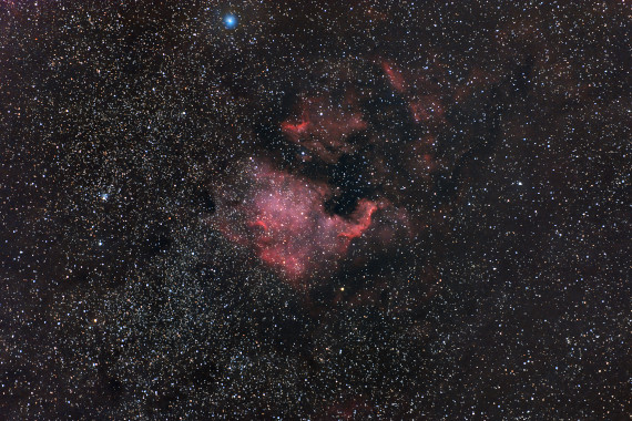 NGC 7000 - 28/07/2024 (D810A - 25 photos, 200mm, pause 20 secondes, 3200 iso)